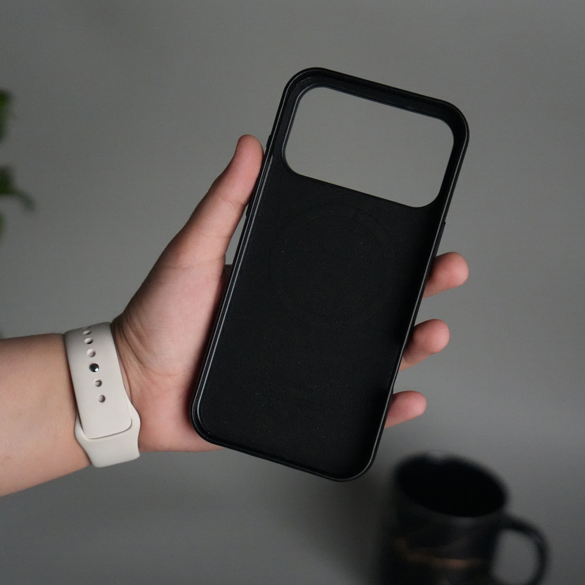 iPhone 17 Pro Max MagSafe PU Leather Back Cover | Premium PU Leather | Slim & Elegant Hard Case