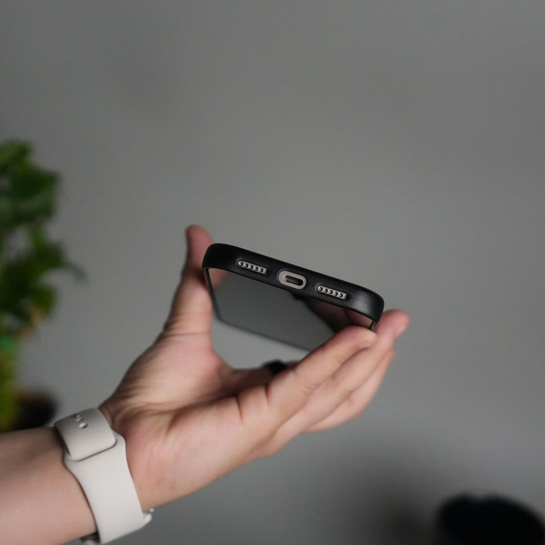 iPhone 17 Pro Max MagSafe PU Leather Back Cover | Premium PU Leather | Slim & Elegant Hard Case