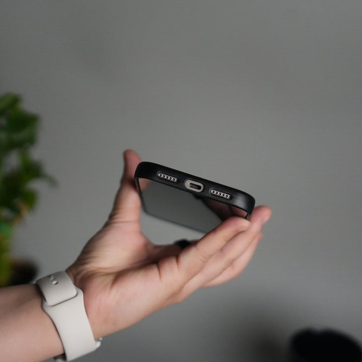 iPhone 17 Pro Max MagSafe PU Leather Back Cover | Premium PU Leather | Slim & Elegant Hard Case