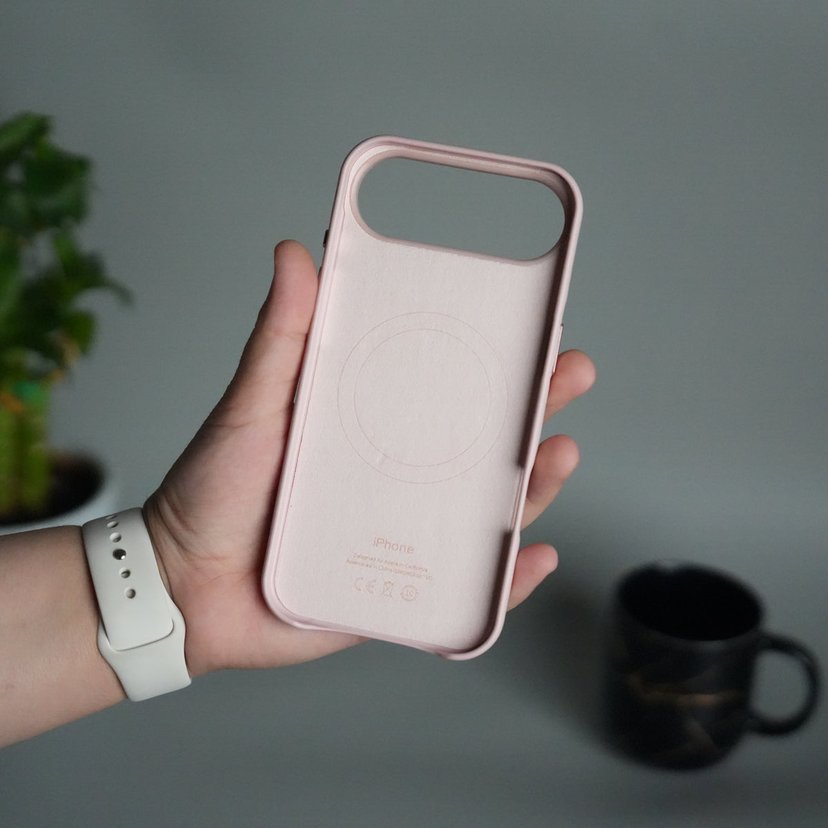 iPhone 17 Air MagSafe PU Leather Back Cover | Premium PU Leather | Slim & Elegant Hard Case