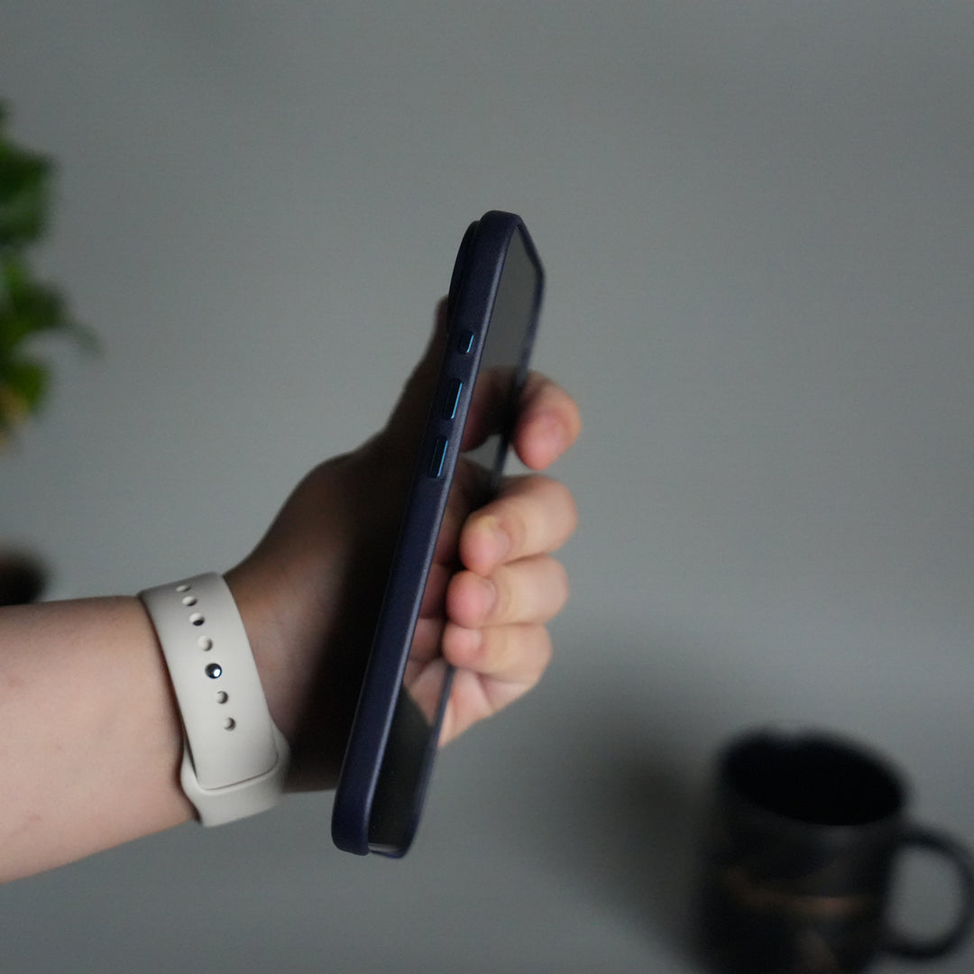 iPhone 17 Air MagSafe PU Leather Back Cover | Premium PU Leather | Slim & Elegant Hard Case