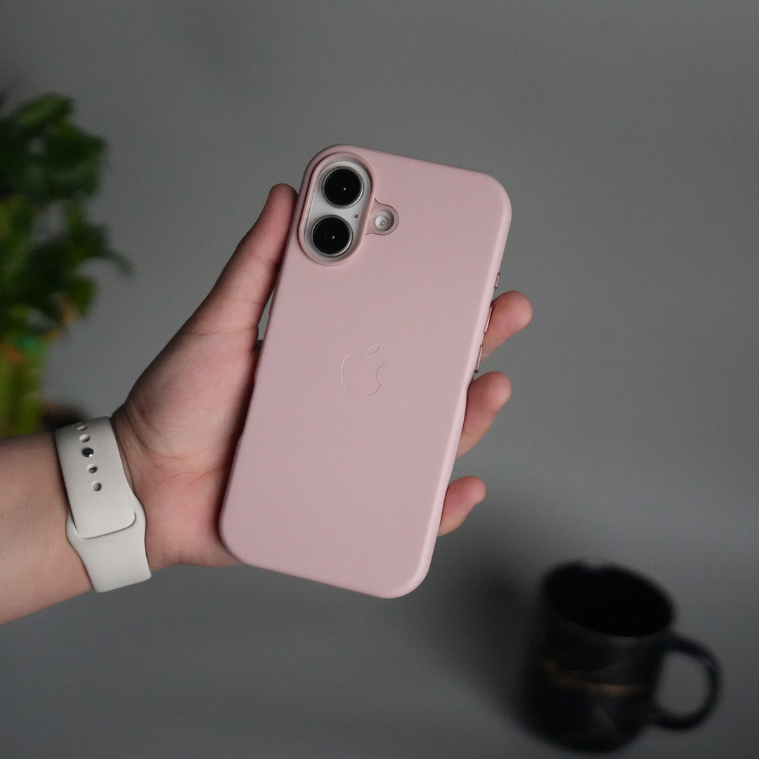 iPhone 17 MagSafe PU Leather Back Cover | Premium PU Leather | Slim & Elegant Hard Case