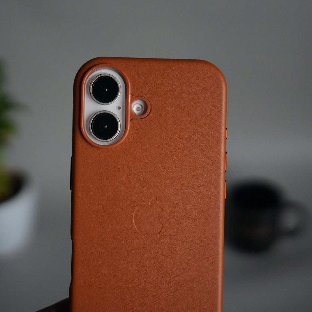 iPhone 17 MagSafe PU Leather Back Cover | Premium PU Leather | Slim & Elegant Hard Case