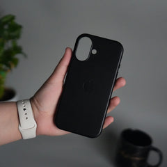 iPhone 17 MagSafe PU Leather Back Cover | Premium PU Leather | Slim & Elegant Hard Case