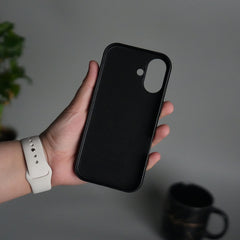 iPhone 17 MagSafe PU Leather Back Cover | Premium PU Leather | Slim & Elegant Hard Case