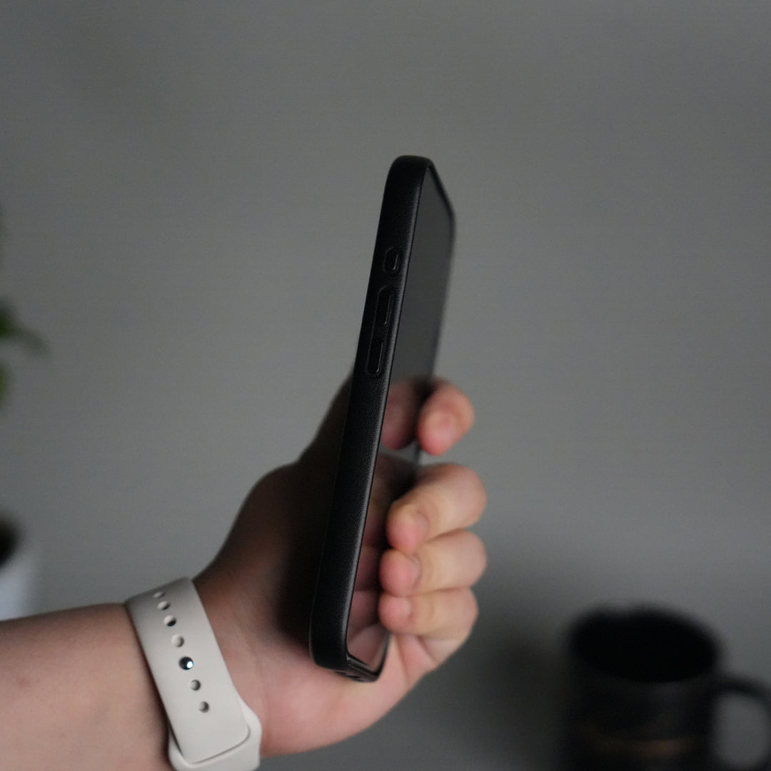 iPhone 17 MagSafe PU Leather Back Cover | Premium PU Leather | Slim & Elegant Hard Case