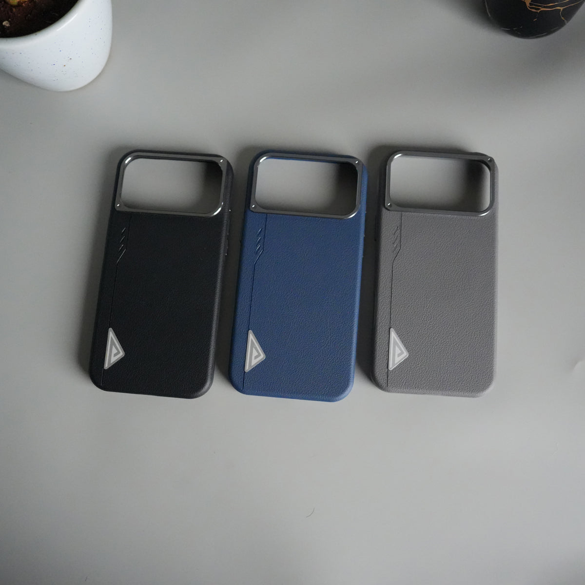 iPhone 17 Pro Leather Texture MagSafe PVC NUIU Case With Metal Camera BumP