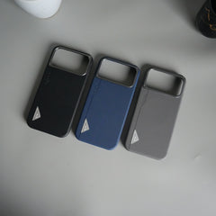 iPhone 17 Pro Leather Texture MagSafe PVC NUIU Case With Metal Camera BumP