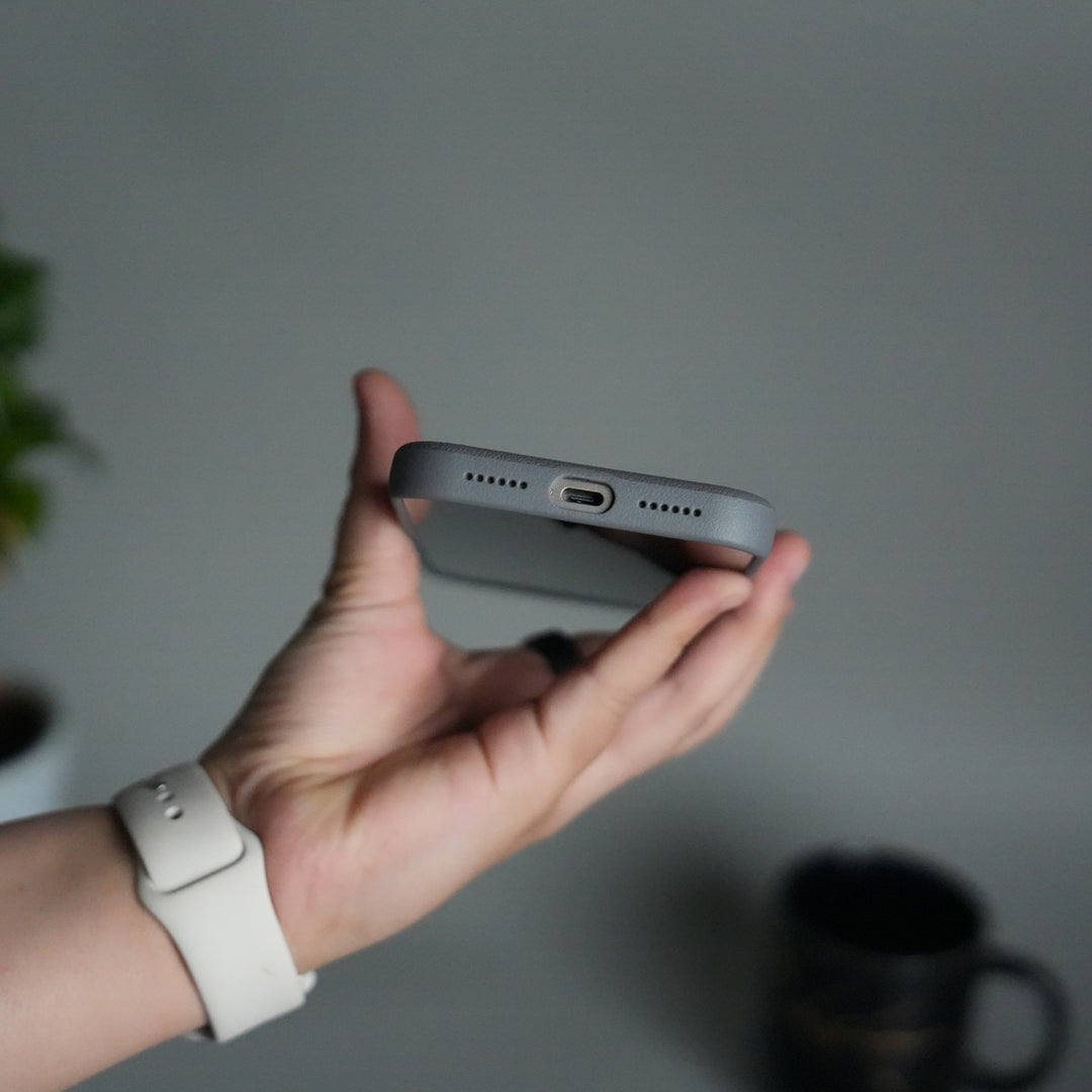 iPhone 17 Pro Max Leather Texture MagSafe PVC NUIU Case With Metal Camera Bump