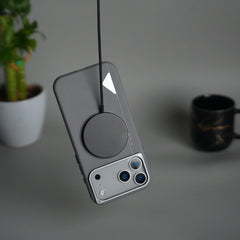 iPhone 17 Pro Leather Texture MagSafe PVC NUIU Case With Metal Camera BumP