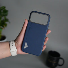 iPhone 17 Pro Leather Texture MagSafe PVC NUIU Case With Metal Camera BumP