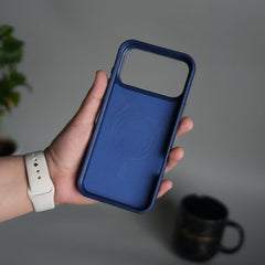 iPhone 17 Pro Leather Texture MagSafe PVC NUIU Case With Metal Camera BumP