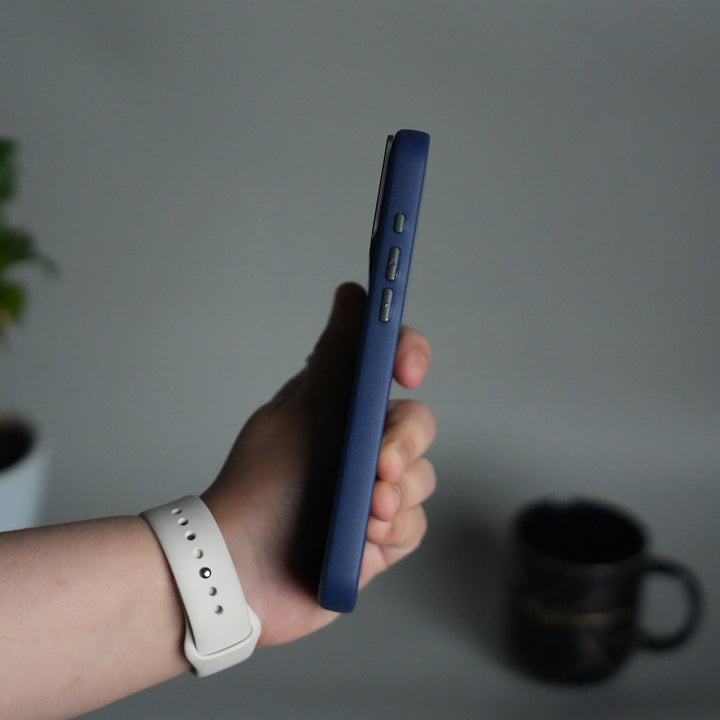 iPhone 17 Pro Max Leather Texture MagSafe PVC NUIU Case With Metal Camera Bump