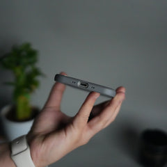 iPhone 17 Air Leather Texture MagSafe PVC NUIU Case With Metal Camera Bump