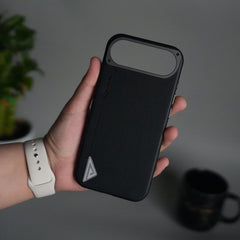iPhone 17 Air Leather Texture MagSafe PVC NUIU Case With Metal Camera Bump