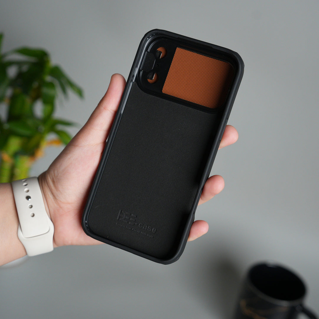 iPhone 17 Pro Max Metal Camera Cap Stand Case Cover