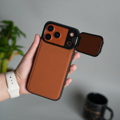 iPhone Series Metal Camera Cap Stand Case Cover