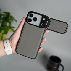 iPhone Series Metal Camera Cap Stand Case Cover