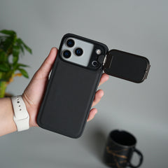 iPhone Series Metal Camera Cap Stand Case Cover