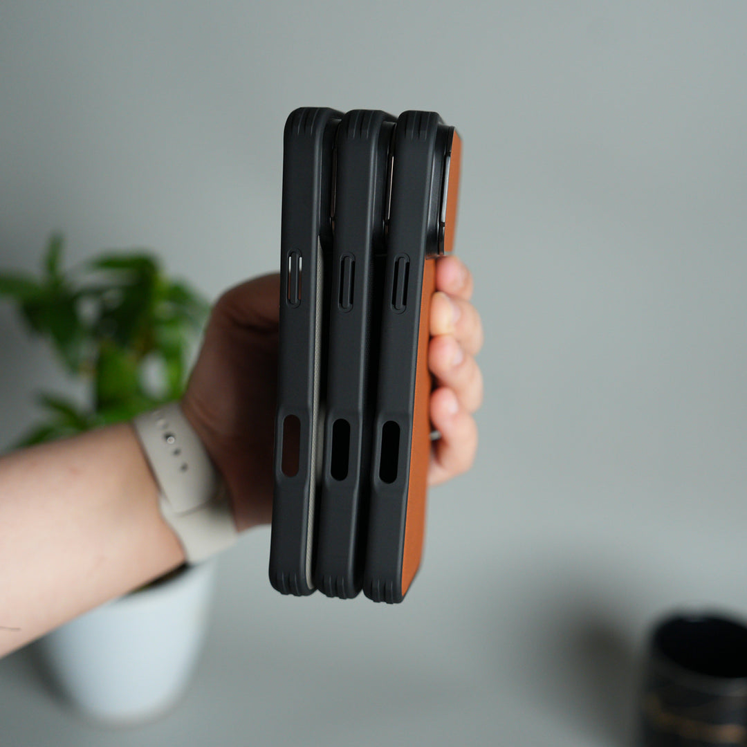 iPhone 17 Pro Max Metal Camera Cap Stand Case Cover