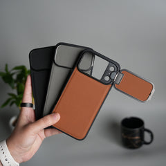 iPhone 17 Pro Max Metal Camera Cap Stand Case Cover