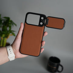 iPhone Series Metal Camera Cap Stand Case Cover