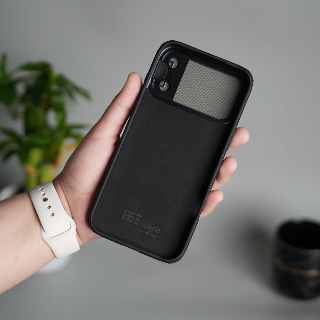 iPhone 17 Pro Max Metal Camera Cap Stand Case Cover