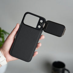 iPhone Series Metal Camera Cap Stand Case Cover