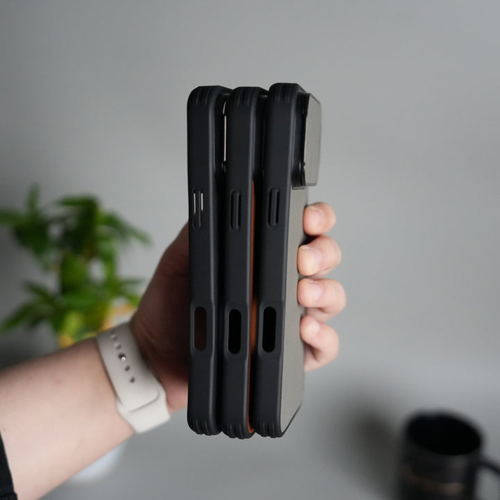 iPhone 17 Pro Max Metal Camera Cap Stand Case Cover