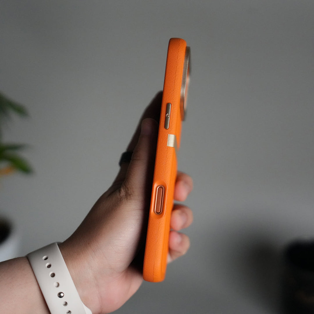 iPhone 17 Pro MagSafe Case | Premium Suitcase Textured Grip Cover with Metal Camera Bumper