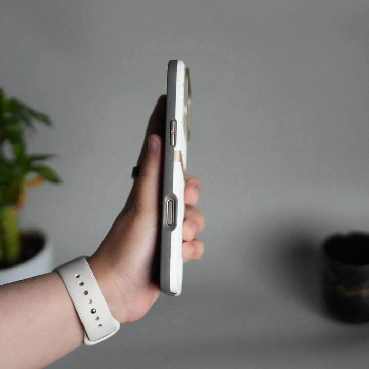 iPhone 17 Pro MagSafe Case | Premium Suitcase Textured Grip Cover with Metal Camera Bumper