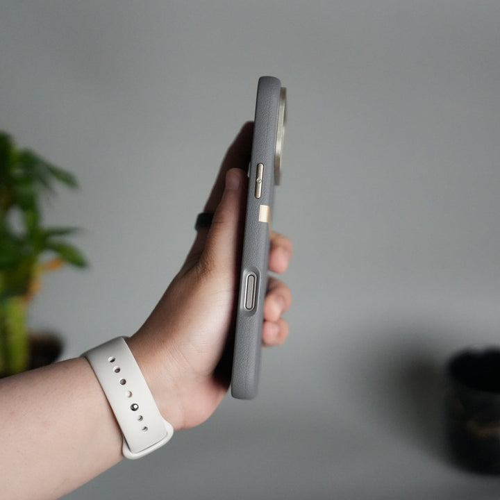 iPhone 17 Pro MagSafe Case | Premium Suitcase Textured Grip Cover with Metal Camera Bumper