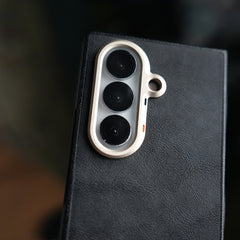 Galaxy Z Fold 7 Premium PU Leather Back Case with Front Frame | Slim & Elegant Design