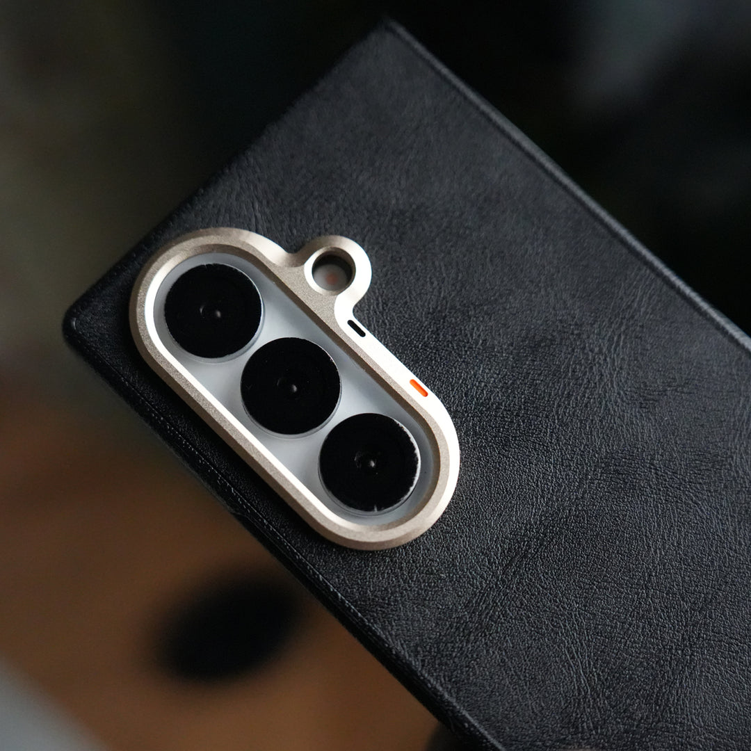 Galaxy Z Fold 7 Premium PU Leather Back Case with Front Frame | Slim & Elegant Design