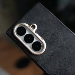 Galaxy Z Fold 7 Premium PU Leather Back Case with Front Frame | Slim & Elegant Design