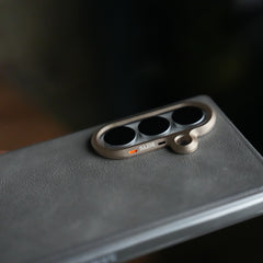 Galaxy Z Fold 7 Premium PU Leather Back Case with Front Frame | Slim & Elegant Design