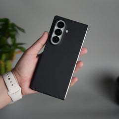 Galaxy Z Fold 7 Carbon Fiber Style Case | Ultra-Slim Matte Protective Back Cover | Premium Camera Ring Finish