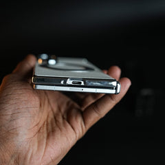 Premium Back Case for Samsung Galaxy Z Fold 8 Ultra | Hinge Protection & Rotating Metal Ring Stand