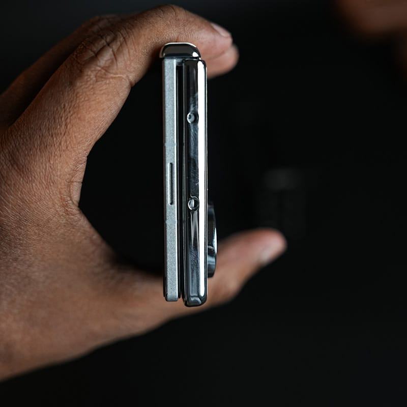 Premium Back Case for Samsung Galaxy Z Fold 8 Ultra | Hinge Protection & Rotating Metal Ring Stand