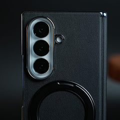 Premium Back Case for Samsung Galaxy Z Fold 8 Ultra | Hinge Protection & Rotating Metal Ring Stand