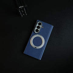 Premium Back Case for Samsung Galaxy Z Fold 8 Ultra | Hinge Protection & Rotating Metal Ring Stand
