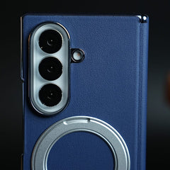 Premium Back Case for Samsung Galaxy Z Fold 8 Ultra | Hinge Protection & Rotating Metal Ring Stand