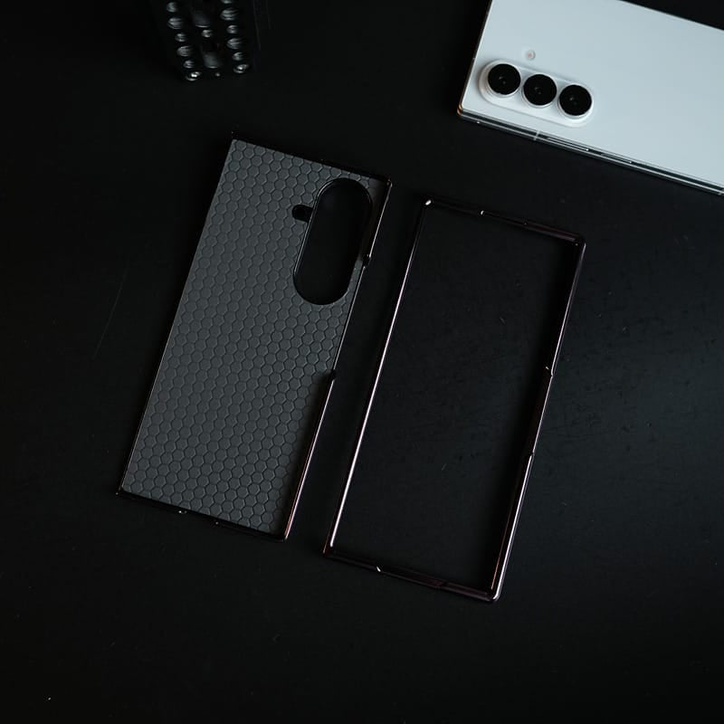 Burgundy Leather-Texture Case for Samsung Galaxy Z Fold 8 Ultra | Premium Matte Protective Back Cover