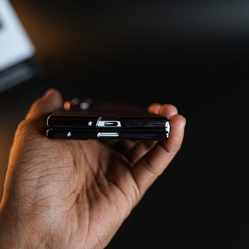 Burgundy Leather-Texture Case for Samsung Galaxy Z Fold 8 Ultra | Premium Matte Protective Back Cover