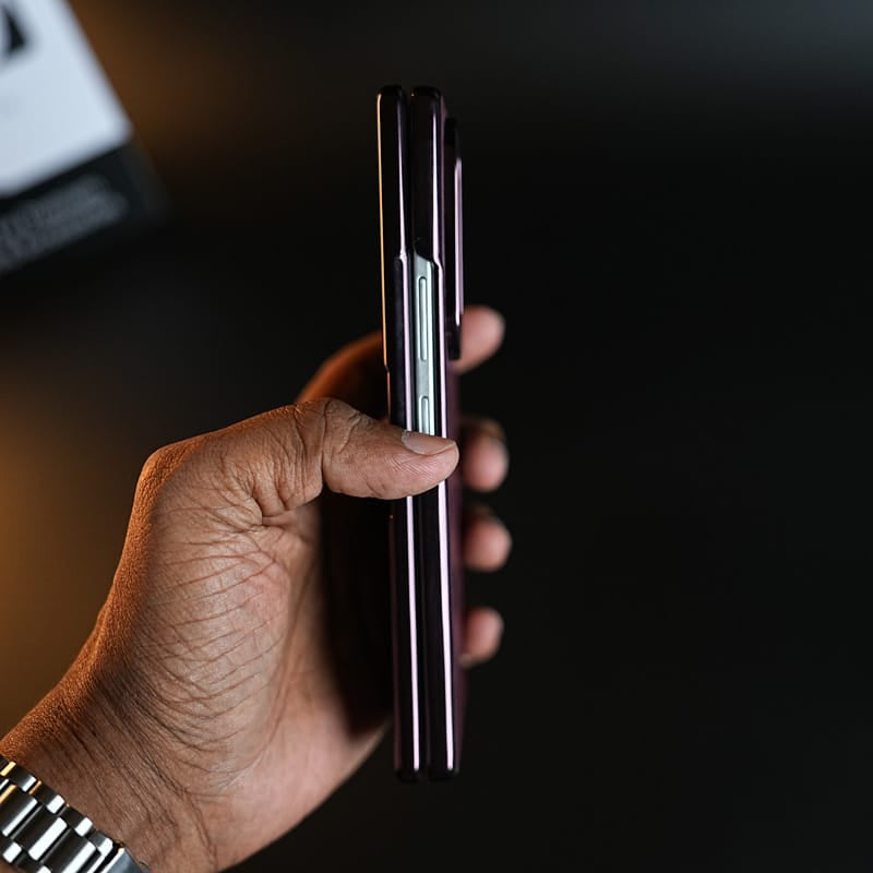 Burgundy Leather-Texture Case for Samsung Galaxy Z Fold 8 Ultra | Premium Matte Protective Back Cover