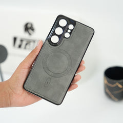 Galaxy S26 Ultra Magnetic PU Leather Wallet Case with Detachable Card Holder