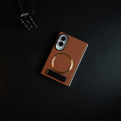 Premium Textured MagSafe Compatible Case for Samsung Galaxy Z Fold 8 | Magnetic Ring & Built-In Kickstand