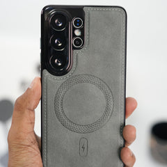 Galaxy S26 Ultra Magnetic PU Leather Wallet Case with Detachable Card Holder