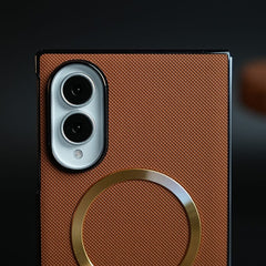 Premium Textured MagSafe Compatible Case for Samsung Galaxy Z Fold 8 | Magnetic Ring & Built-In Kickstand