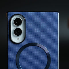 Premium Textured MagSafe Compatible Case for Samsung Galaxy Z Fold 8 | Magnetic Ring & Built-In Kickstand